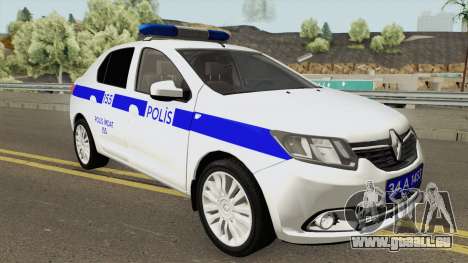 Die Türkische Polizei Auto Renault Logan für GTA San Andreas