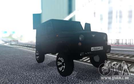 UAZ hunter Traîneau FSB pour GTA San Andreas