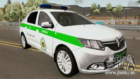 Renault Logan 2016 Policia Iranian für GTA San Andreas