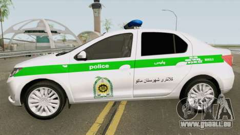 Renault Logan 2016 Policia Iranian pour GTA San Andreas