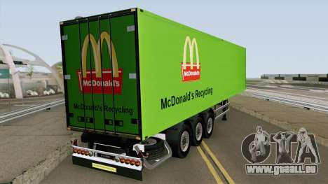 McDonald Recycling Trailer pour GTA San Andreas