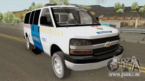 Chevrolet Express Hungarian Police Rendorseg pour GTA San Andreas