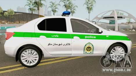 Renault Logan 2016 Policia Iranian für GTA San Andreas