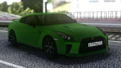 Nissan GT-R R35 Coupe Green pour GTA San Andreas