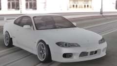 Nissan Silvia S15 White Stock pour GTA San Andreas