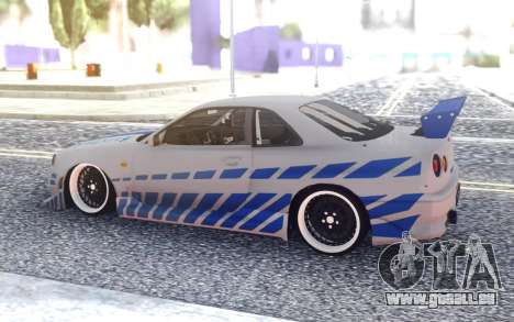 Nissan Skyline R34 FnF für GTA San Andreas