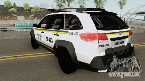 Fiat Palio Weekend Brazilian Police (White) pour GTA San Andreas
