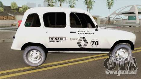 Renault 4 Rally of Pablo Escobar Series pour GTA San Andreas