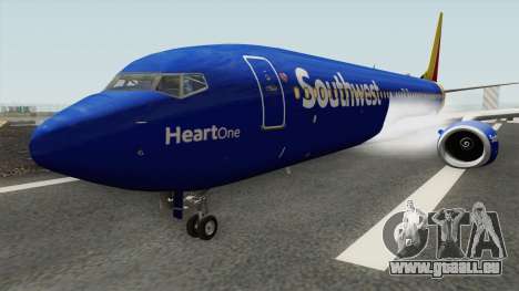 Boeing 737-800 Southwest Airlines (Heart Livery) pour GTA San Andreas