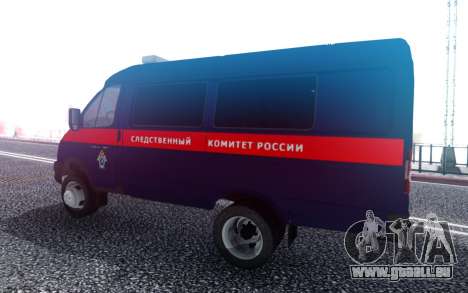 GAZelle 33023 Investigative Committee der Russis für GTA San Andreas