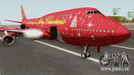 Boeing 747-400 Christmas für GTA San Andreas