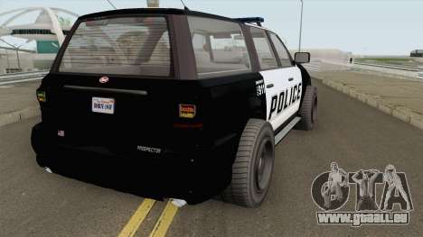 Vapid Prospector Police V2 GTA V für GTA San Andreas