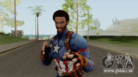 CJ Capitan America pour GTA San Andreas