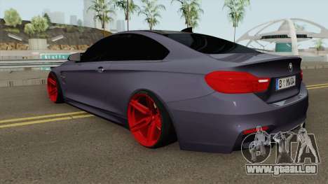 BMW M4 2014 SlowDesign (Red Wheels) pour GTA San Andreas