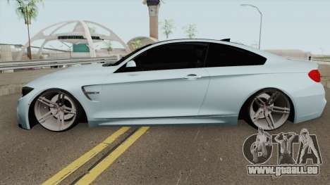 BMW M4 2014 SlowDesign (Black Wheels) pour GTA San Andreas