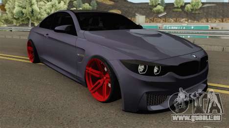 BMW M4 2014 SlowDesign (Red Wheels) für GTA San Andreas