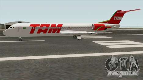 Fokker 100 TAM Airlines pour GTA San Andreas