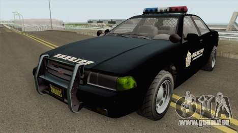 Sheriff Cruiser GTA V pour GTA San Andreas
