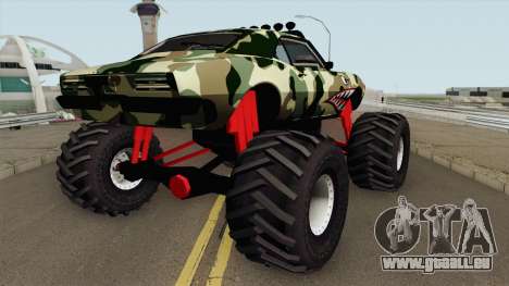 Pontiac Firebird Camo Shark Monster Truck 1968 pour GTA San Andreas