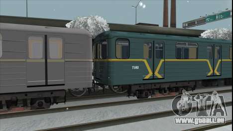 Metrovagon Ема502 7182 Kiev für GTA San Andreas