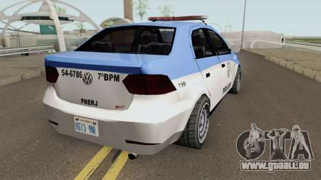 Volkswagen Voyage G6 Policia RJ pour GTA San Andreas