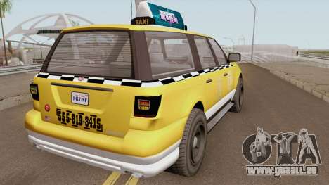 Vapid Prospector Taxi V2 GTA V für GTA San Andreas