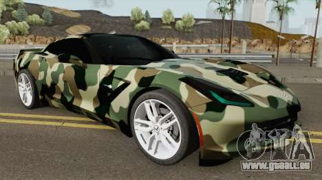 Chevrolet Corvette C7 (Army Style) pour GTA San Andreas