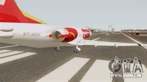 Fokker 100 TAM Airlines pour GTA San Andreas