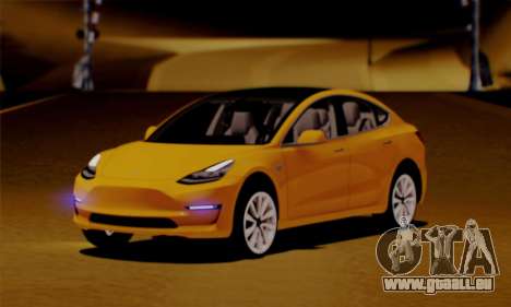 Tesla Model 3 pour GTA San Andreas