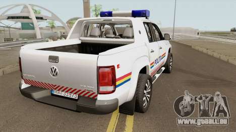 Volkswagen Amarok V6 - Politia Romana 2018 pour GTA San Andreas