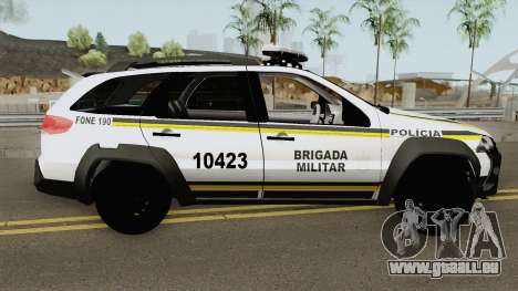 Fiat Palio Weekend Brazilian Police (White) für GTA San Andreas