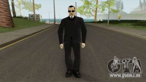 Leone Mafia (GTA III) With Glasses pour GTA San Andreas