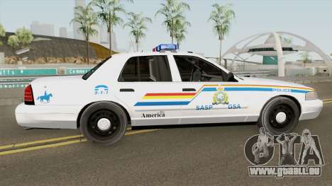 Ford Crown Victoria 2007 SASP RCPM pour GTA San Andreas