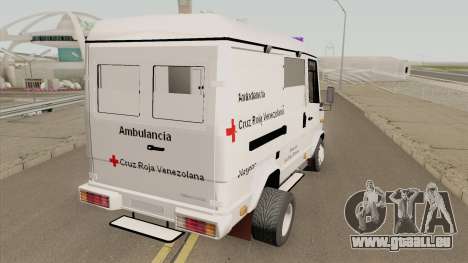 Mercedes-Benz Vario 512D Ambulancia Venezuela pour GTA San Andreas