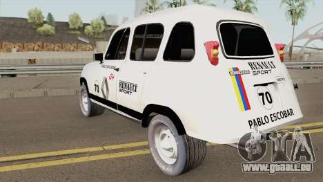 Renault 4 Rally of Pablo Escobar Series für GTA San Andreas