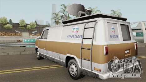 Newsvan Van Reportagem (Emissoras BR) TCGTABR für GTA San Andreas