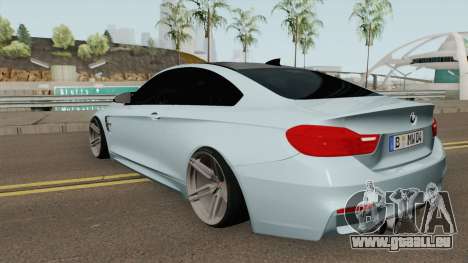 BMW M4 2014 SlowDesign (Black Wheels) pour GTA San Andreas