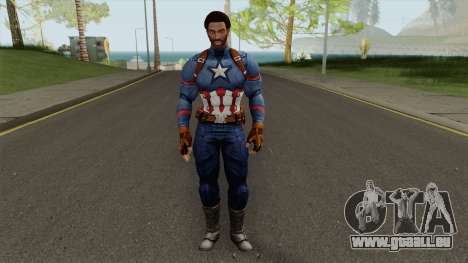 CJ Capitan America pour GTA San Andreas