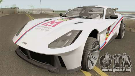 Grotti Itali GTO Stock GTA V IVF pour GTA San Andreas