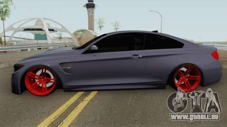 BMW M4 2014 SlowDesign (Red Wheels) für GTA San Andreas