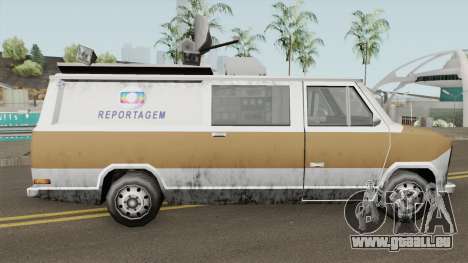 Newsvan Van Reportagem (Emissoras BR) TCGTABR für GTA San Andreas