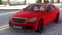Mercedes-Benz S63 W222 2018 Red pour GTA San Andreas