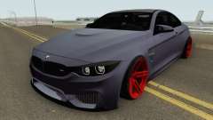 BMW M4 2014 SlowDesign (Red Wheels) pour GTA San Andreas