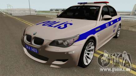 Die türkische Polizei Auto BMW M5 E60 für GTA San Andreas
