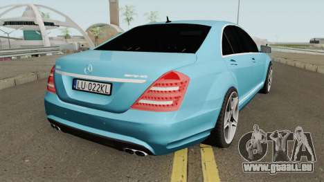 Mercedes-Benz W221 With Polish License Plates pour GTA San Andreas