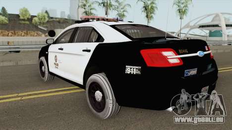 Ford Taurus Police Interceptor LAPD 2015 pour GTA San Andreas
