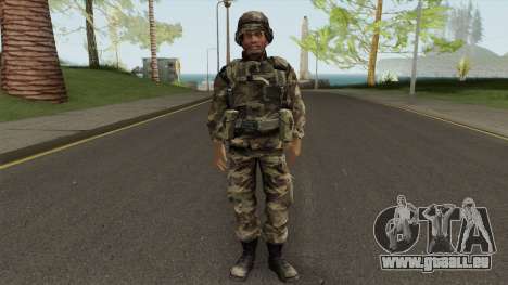 CJ Militar pour GTA San Andreas