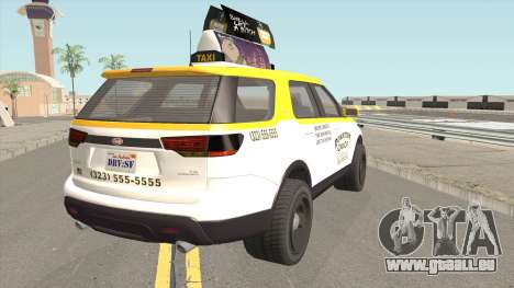 Vapid Scout Taxi GTA V für GTA San Andreas