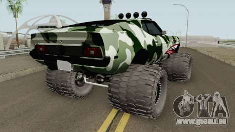 Ford Mustang Off Road Camo Shark 1971 pour GTA San Andreas