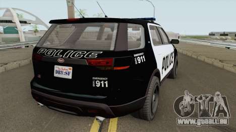Vapid Police Cruiser Utility GTA V IVF pour GTA San Andreas